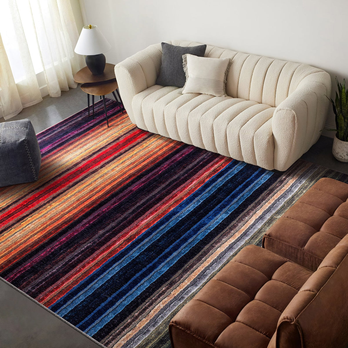 Georgian Mosaic Warm Gold Bohemian Washable Rug – Netline Home guide