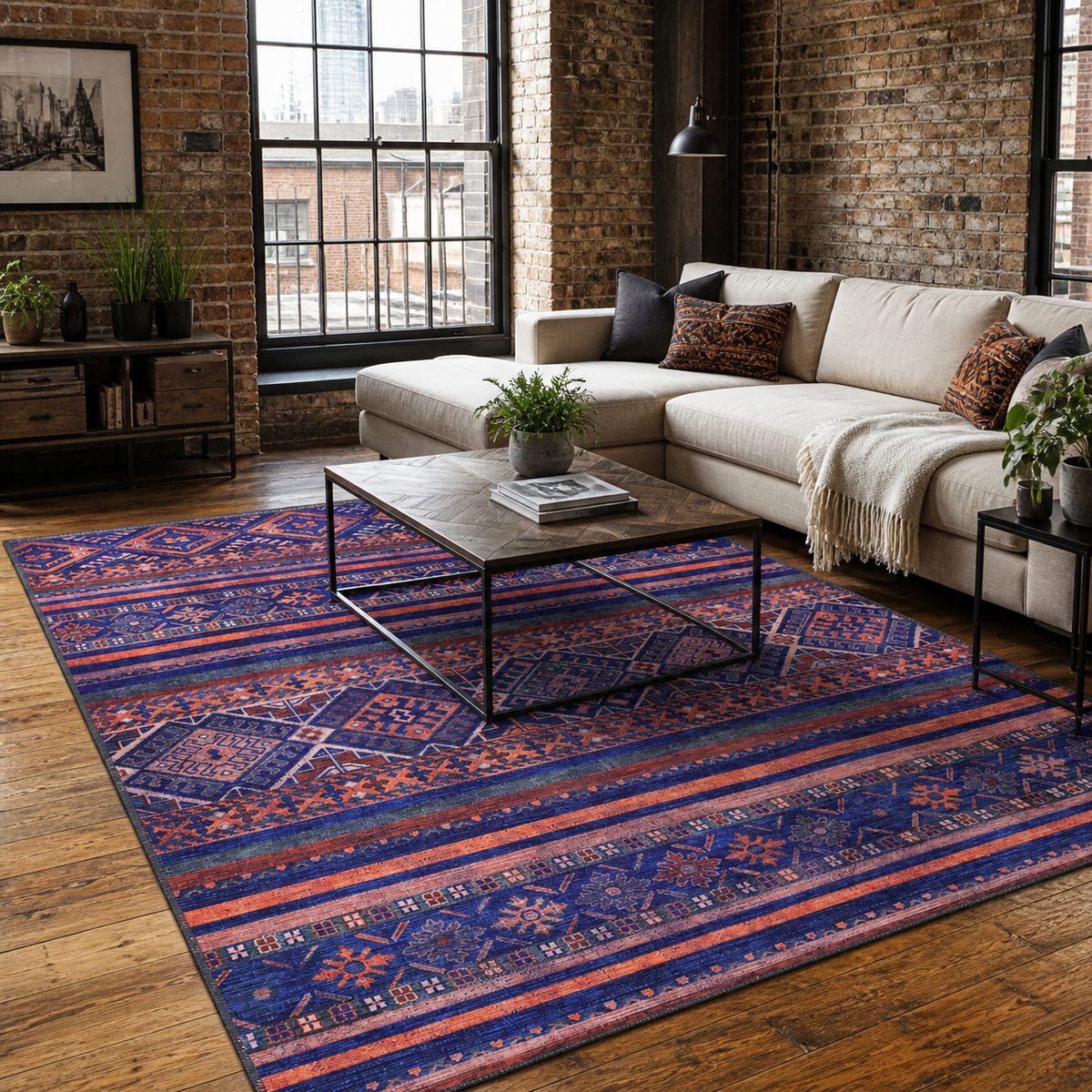 Calm Mosaic Soft Purple Bohemian Washable Rug – Netline Home guide