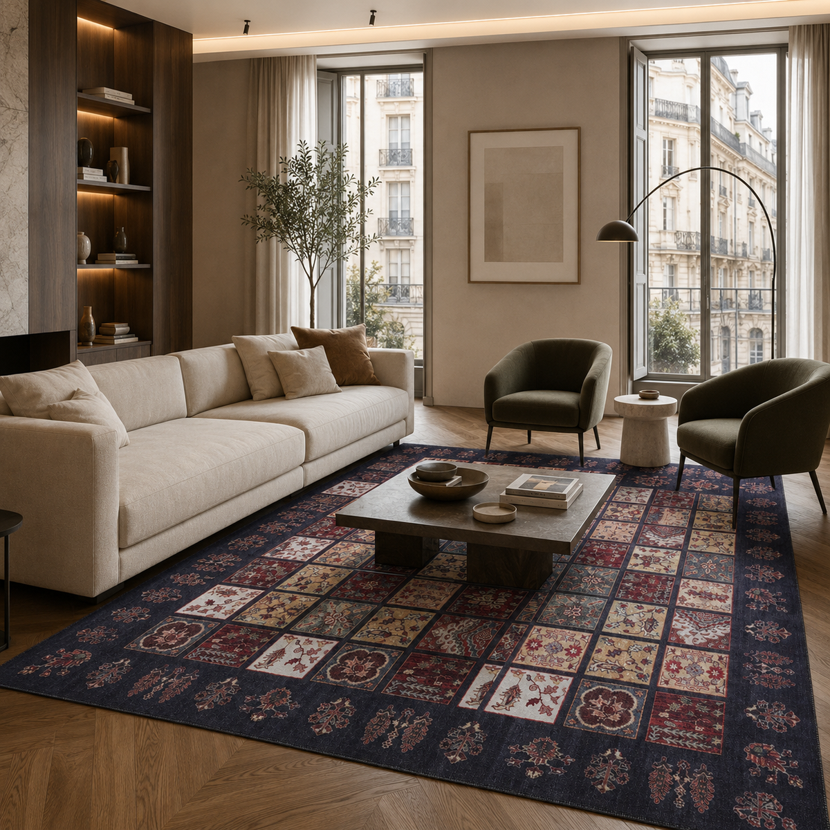 Crafted Heritage Burgundy Washable Rug – Netline Home guide