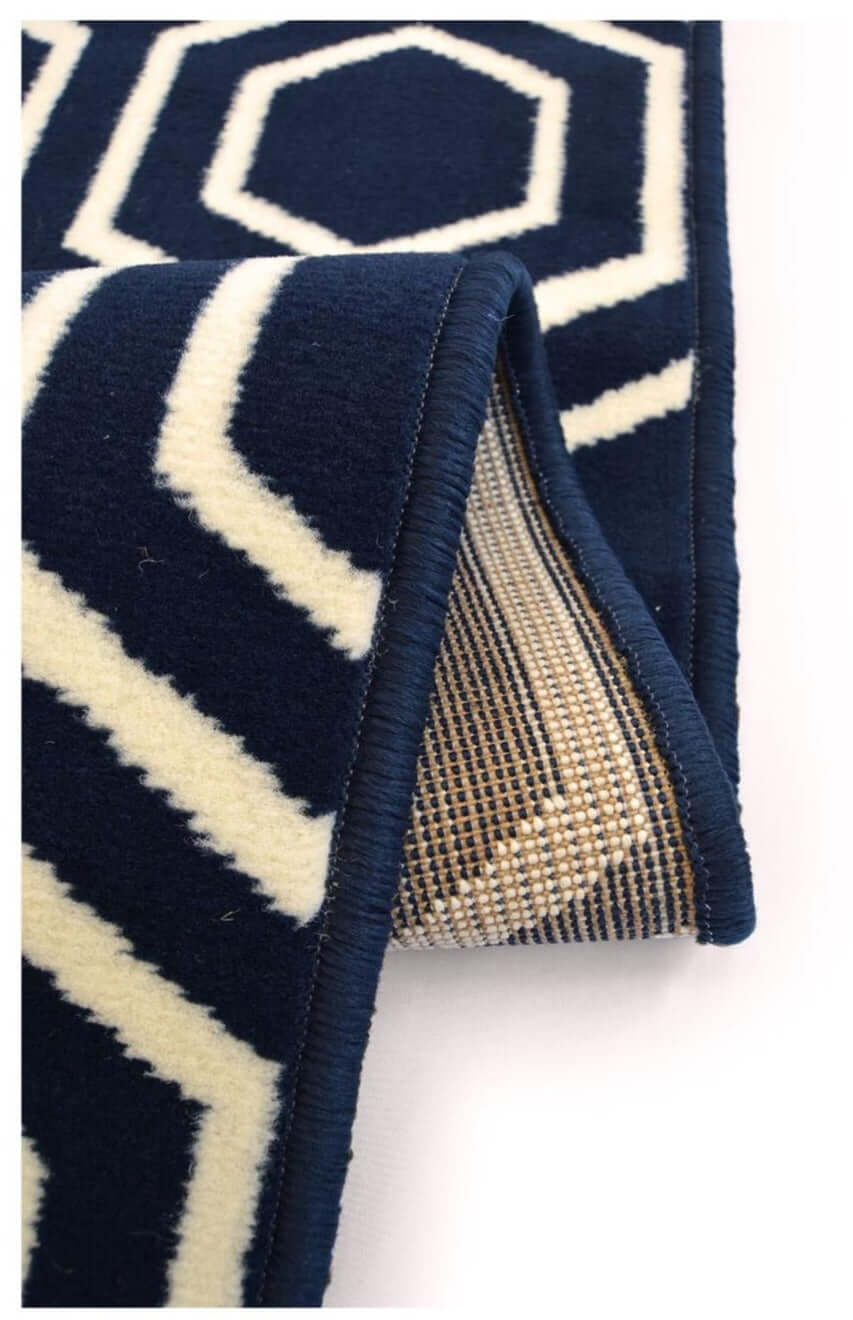 Maestro Honeycomb Navy Rug – 3035 X011