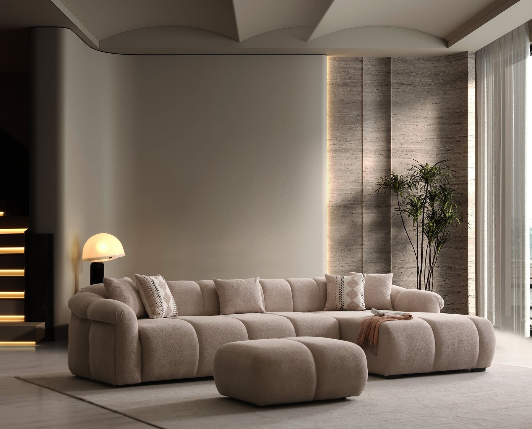 Carius L Corner Sofa Bed by Netline Interiors