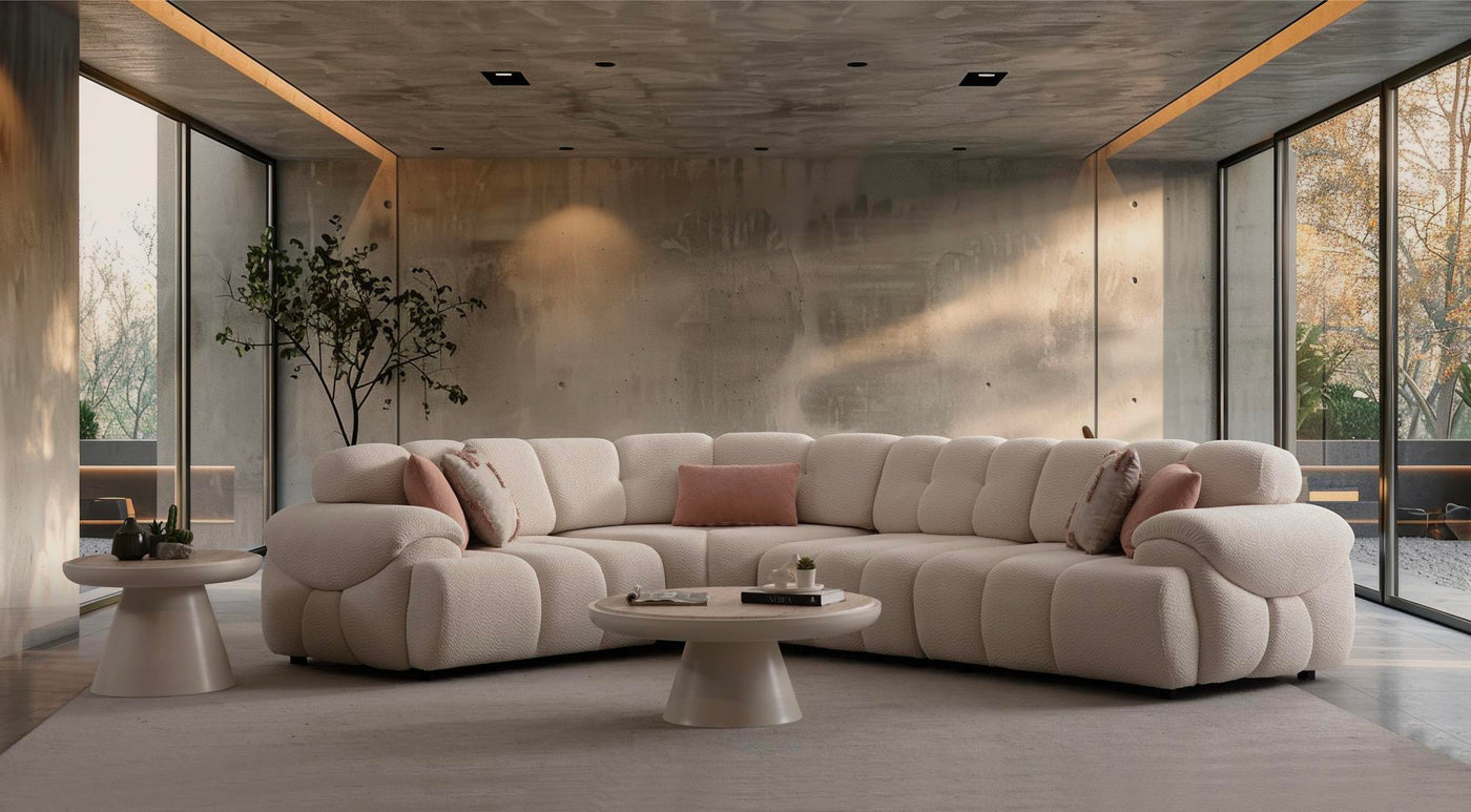 Hestia Modular Sleeper Corner Sofa Set (SG) by Netline Interiors