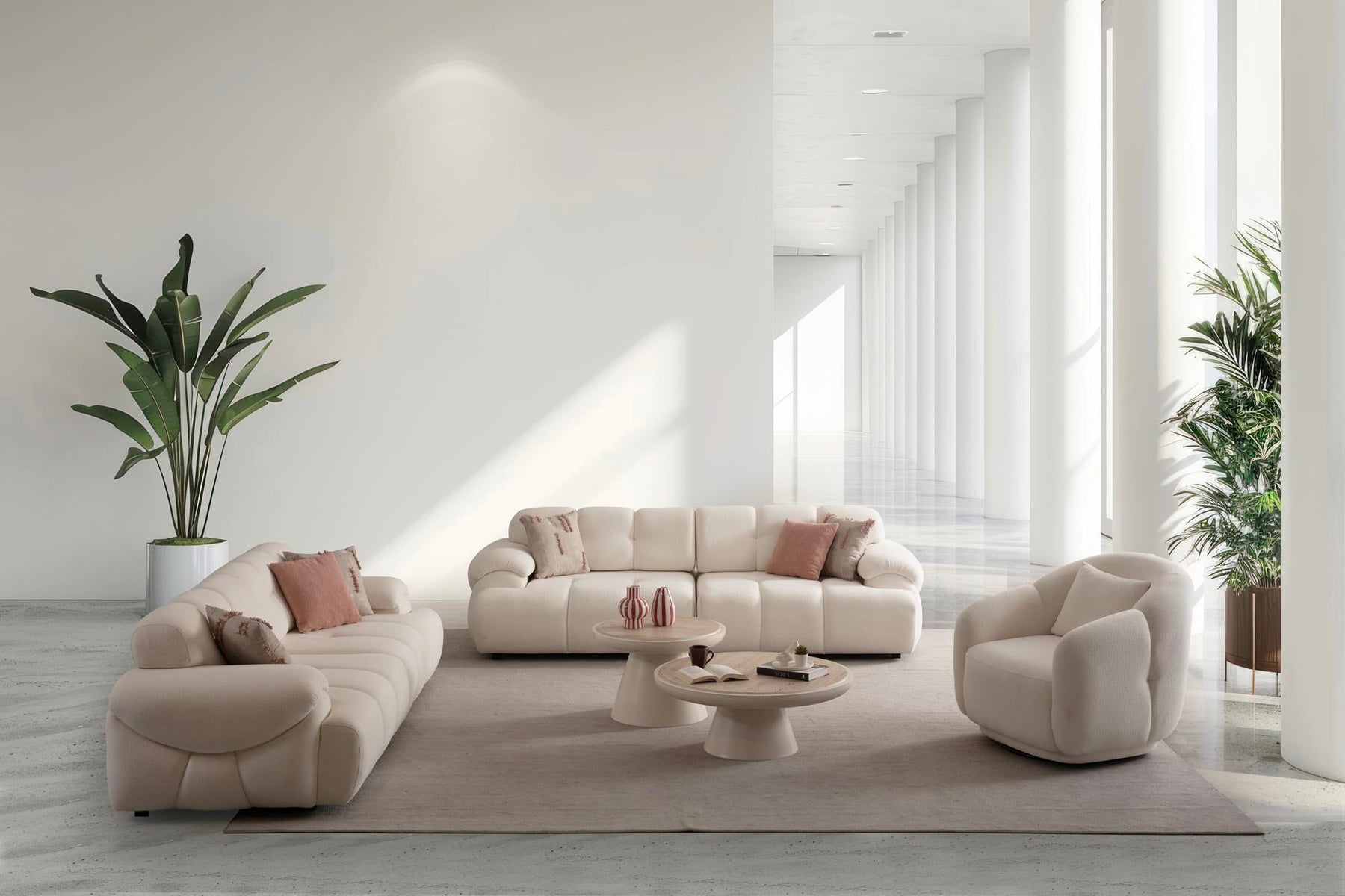Hestia Swivel Armchair (SK) by Netline Interiors