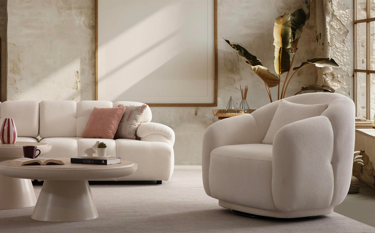 Hestia Swivel Armchair (SK) by Netline Interiors