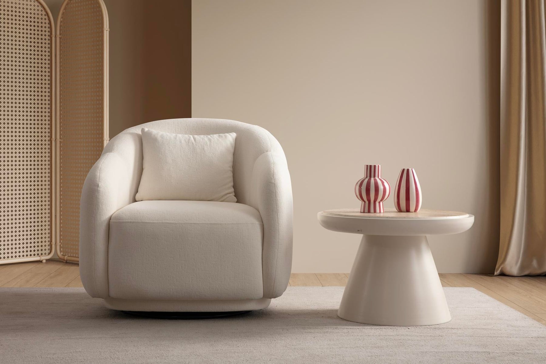 Hestia Swivel Armchair (SK) by Netline Interiors