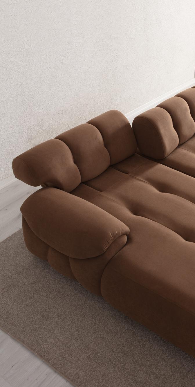New Hestia Modular Sleeper Corner Sofa Set (SG) by Netline Interiors