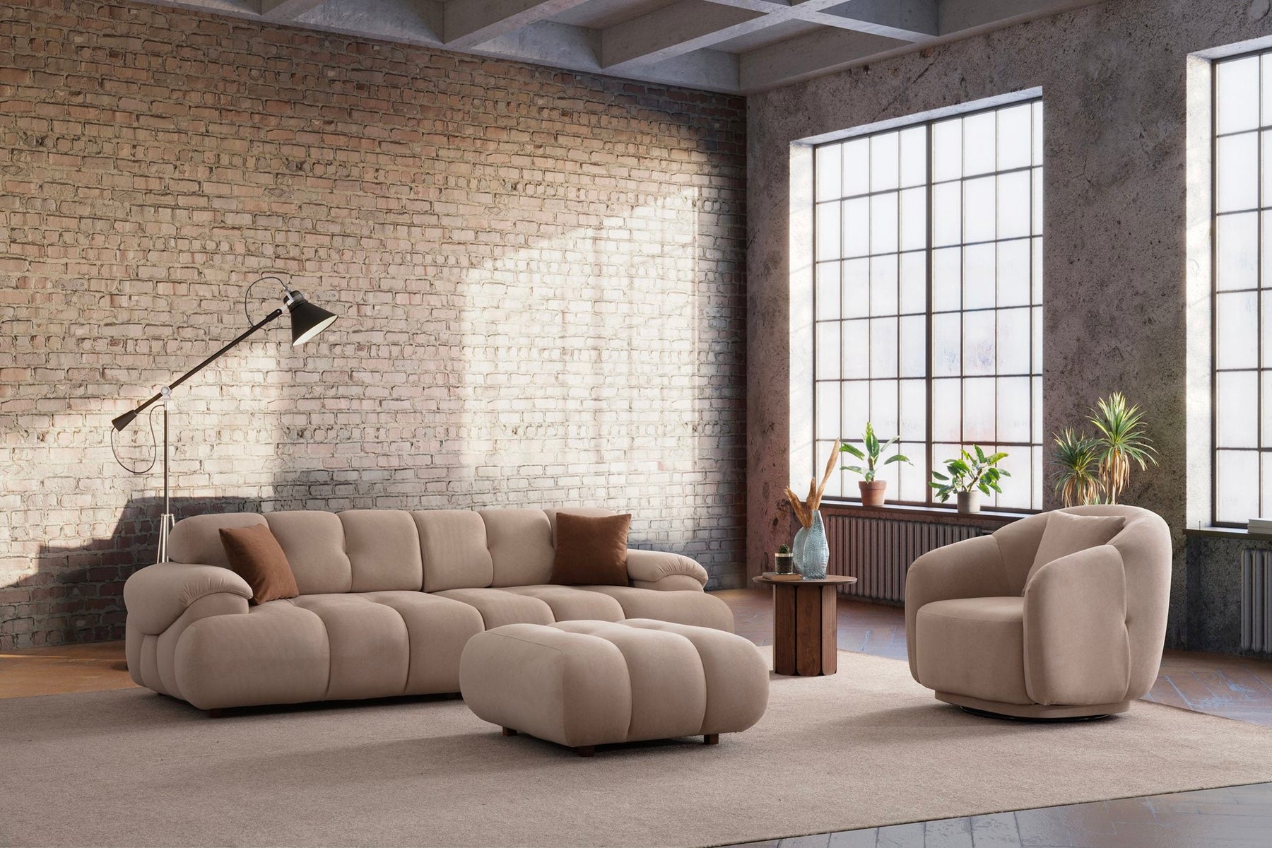 New Hestia Swivel Armchair (SG) by Netline Interiors