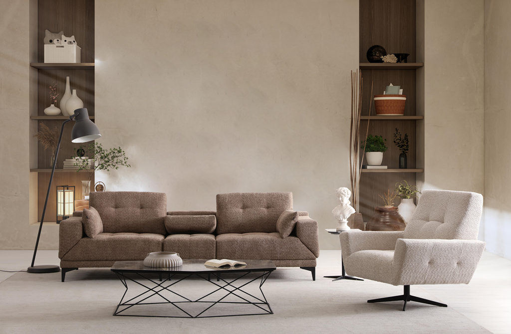 Nita 4-Seater Sofa by Netline Interiors