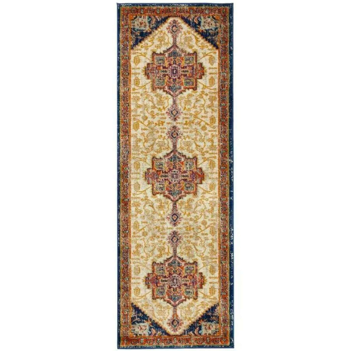Granada Multicolour Vintage Rug – Amber