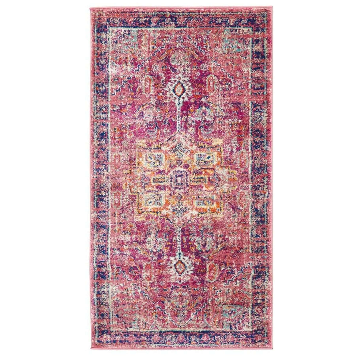 Granada Multicolour Vintage Rug – Ruby