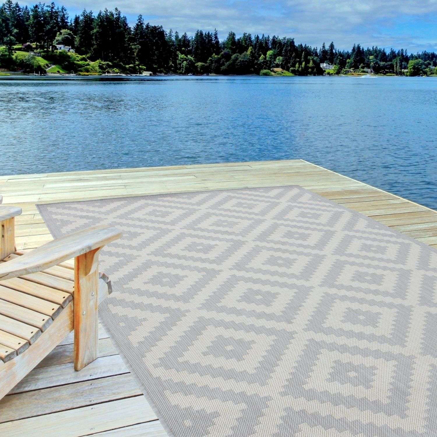 Ecology Outdoor Rug Grey – 100g