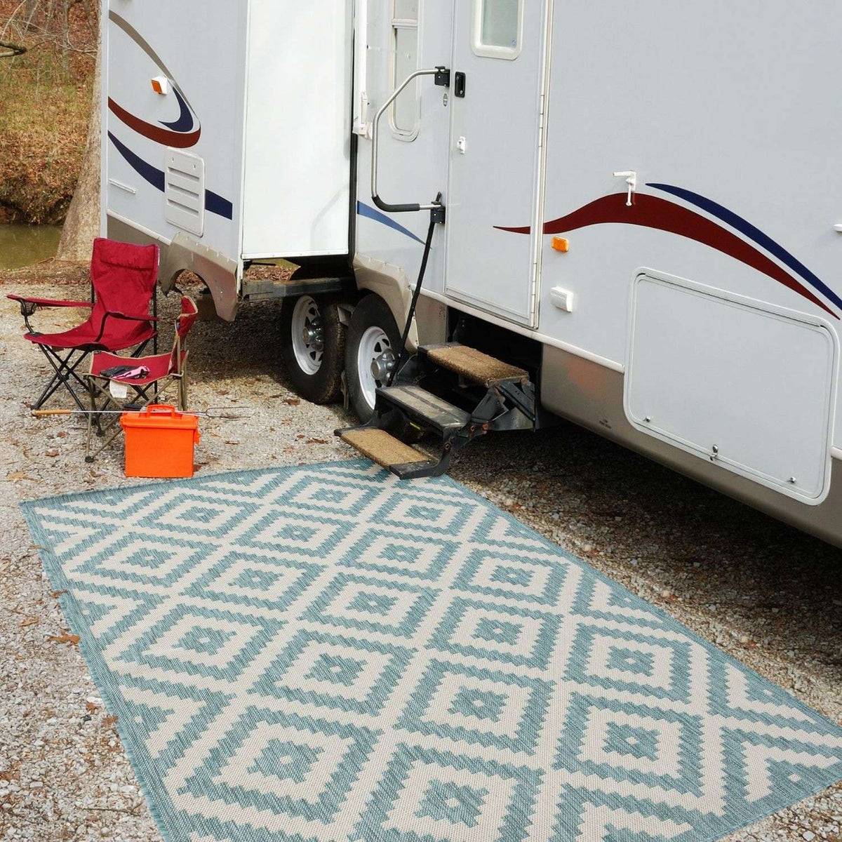 Ecology Outdoor Rug Aqua – 100AQ