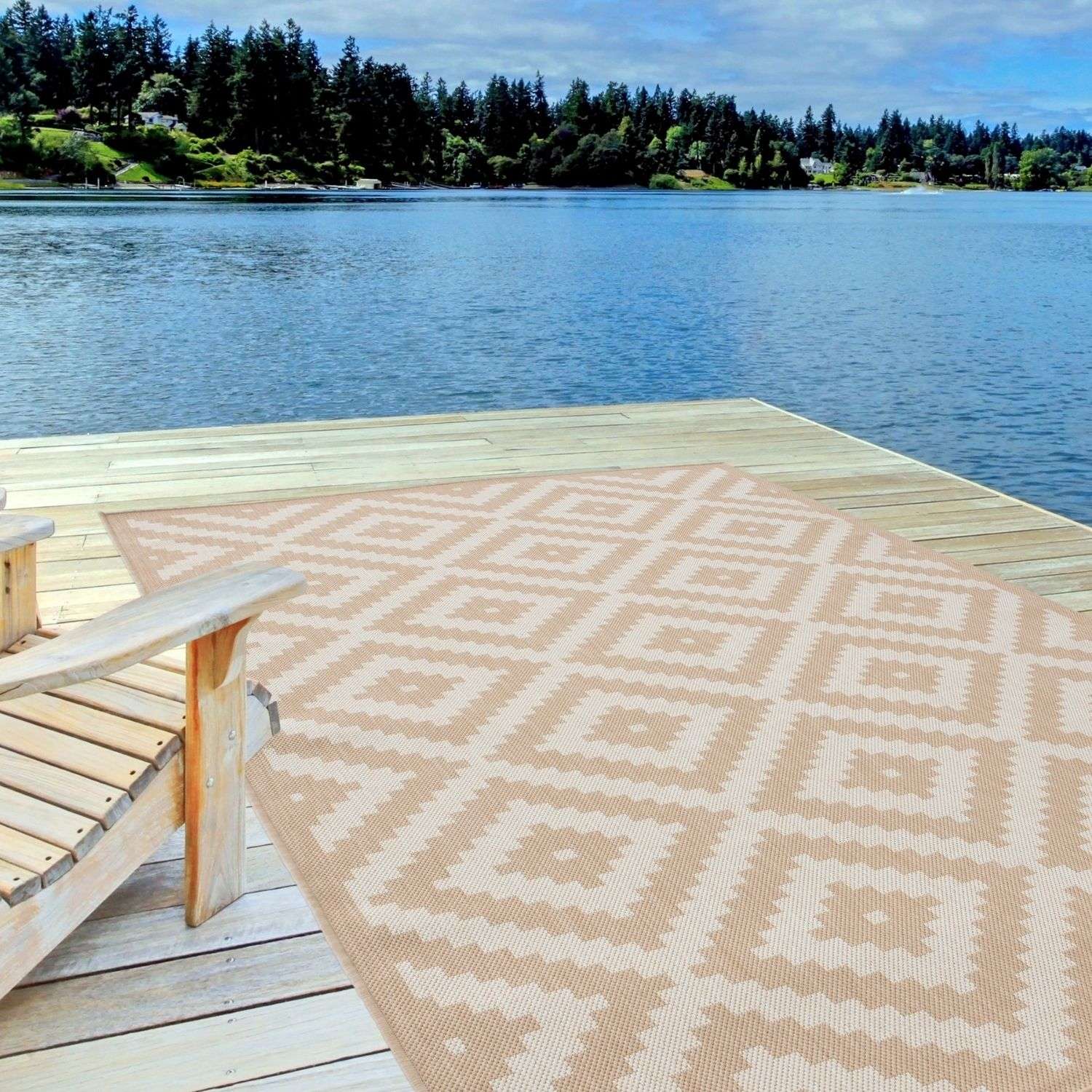 Ecology Outdoor Rug Beige – 100b
