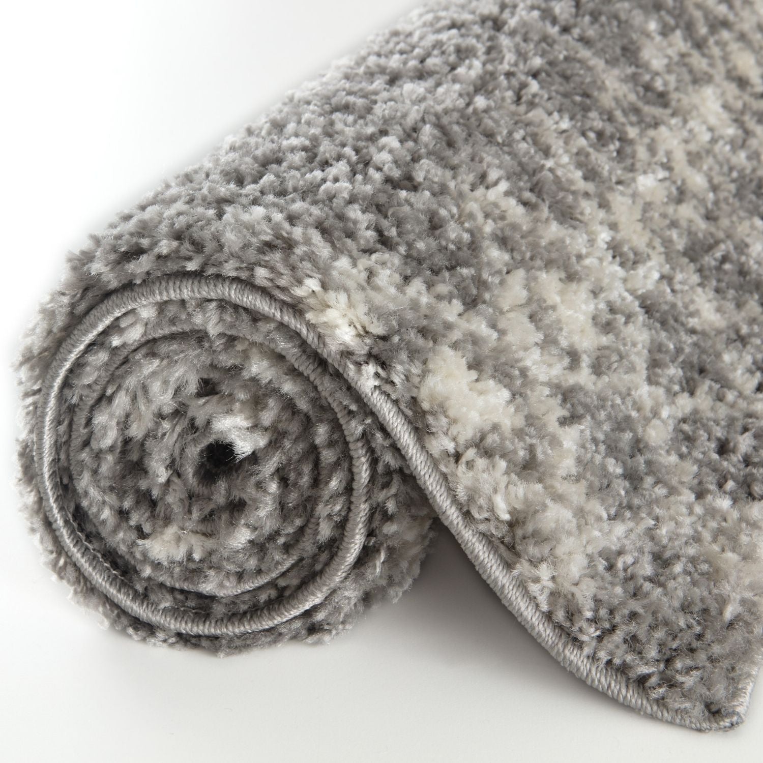 Moroccan Grey Shaggy Rug – 1010