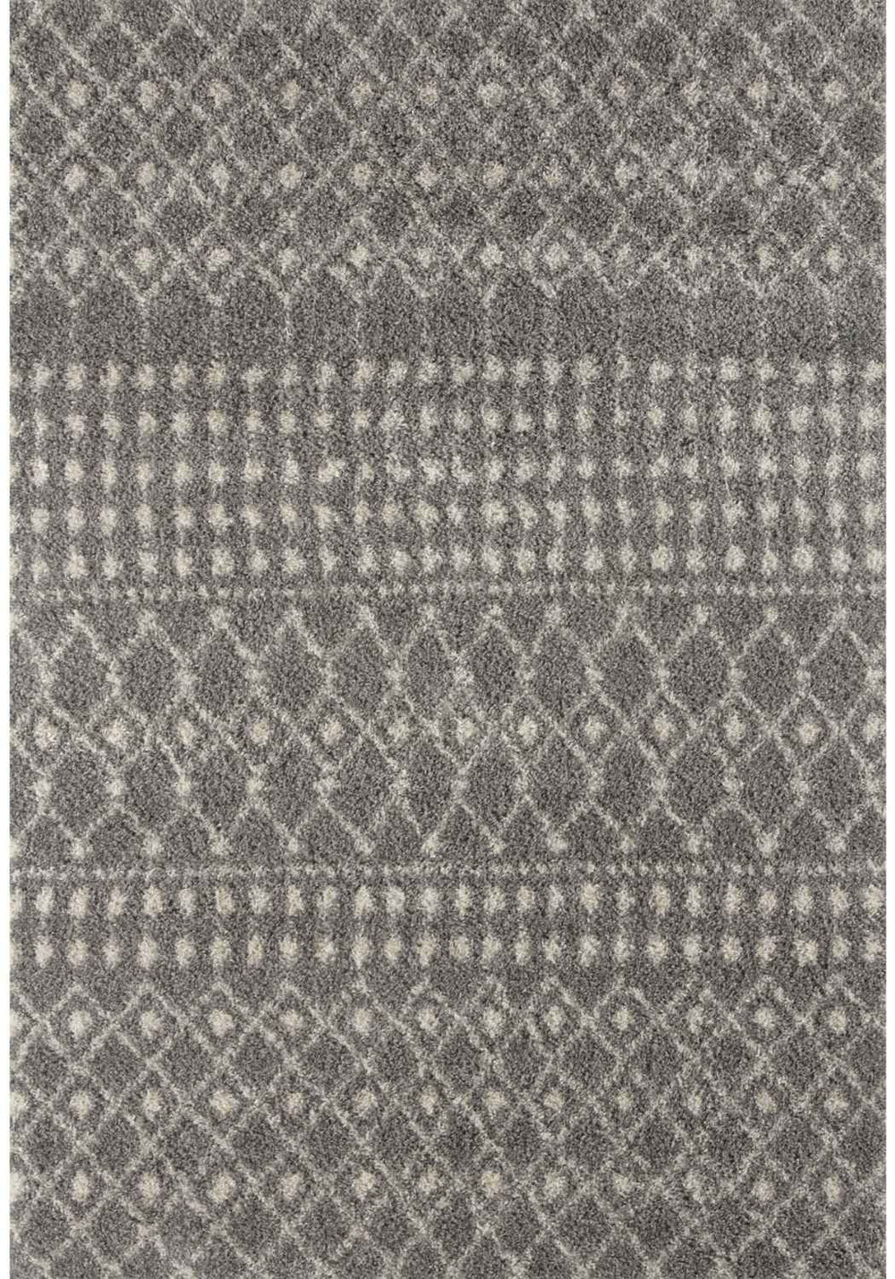 Moroccan Grey Shaggy Rug – 1010