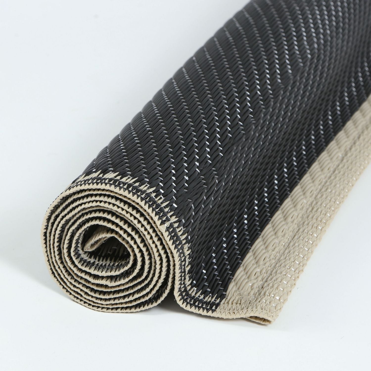 Urban Outdoor Rug Black & Beige – 1010
