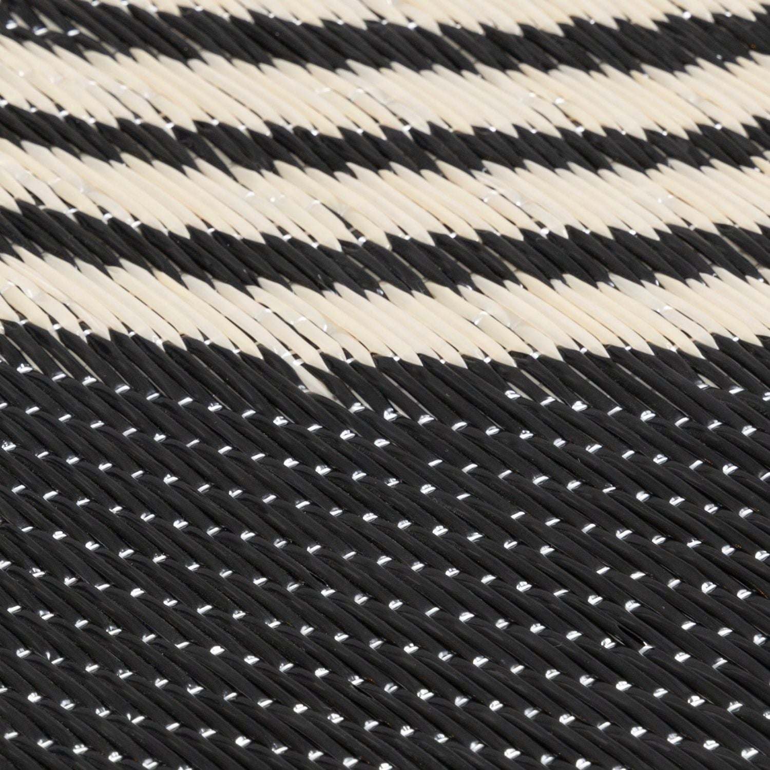 Urban Outdoor Rug Black & Beige – 1010