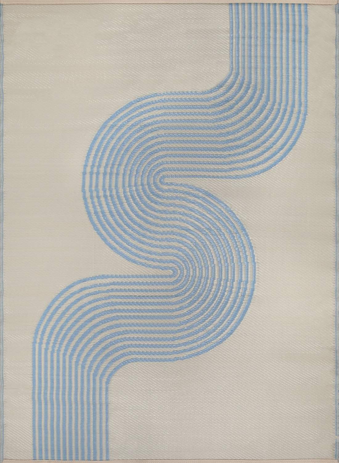 Urban Outdoor Rug Blue & Beige – 1010