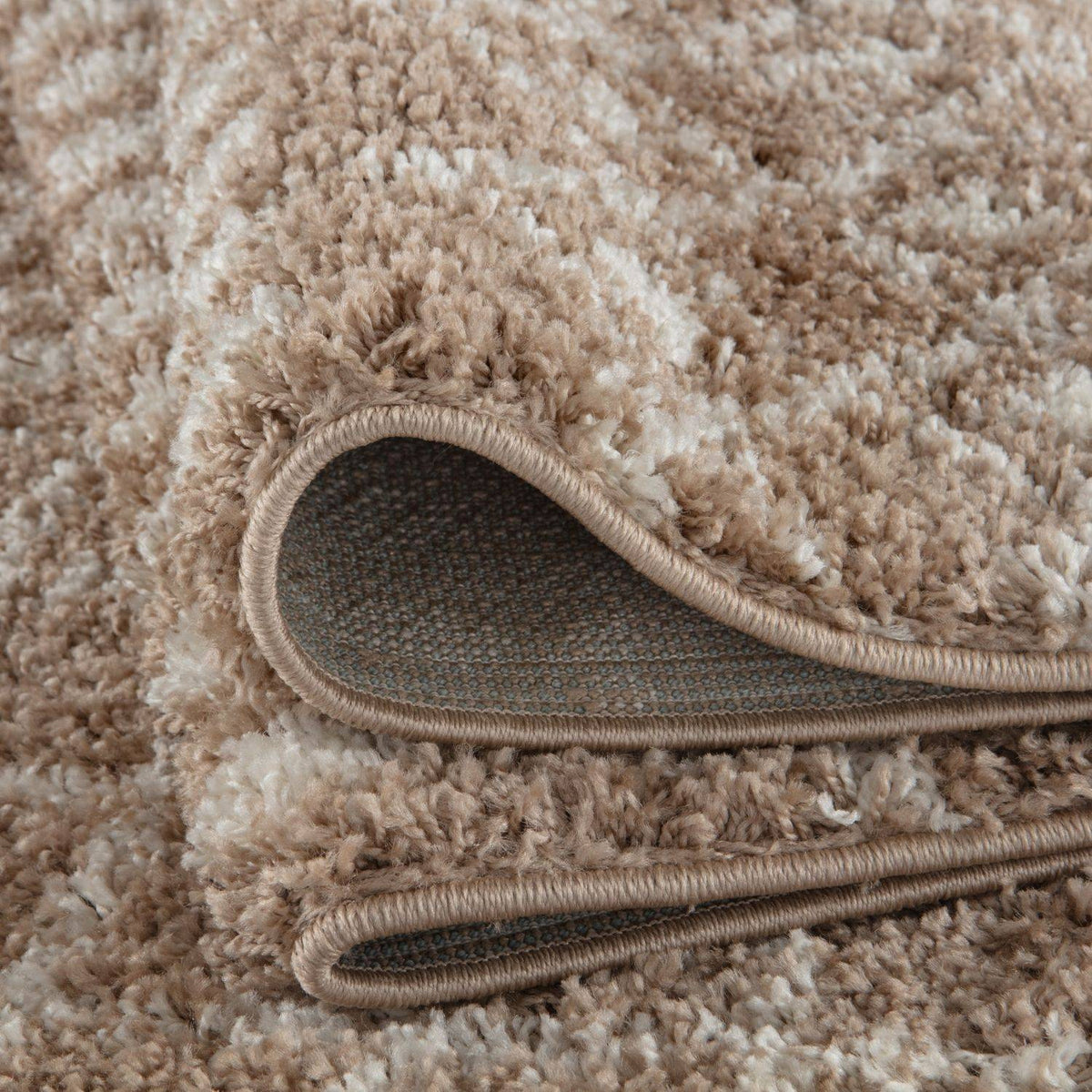 Moroccan Beige Shaggy Rug – 1020