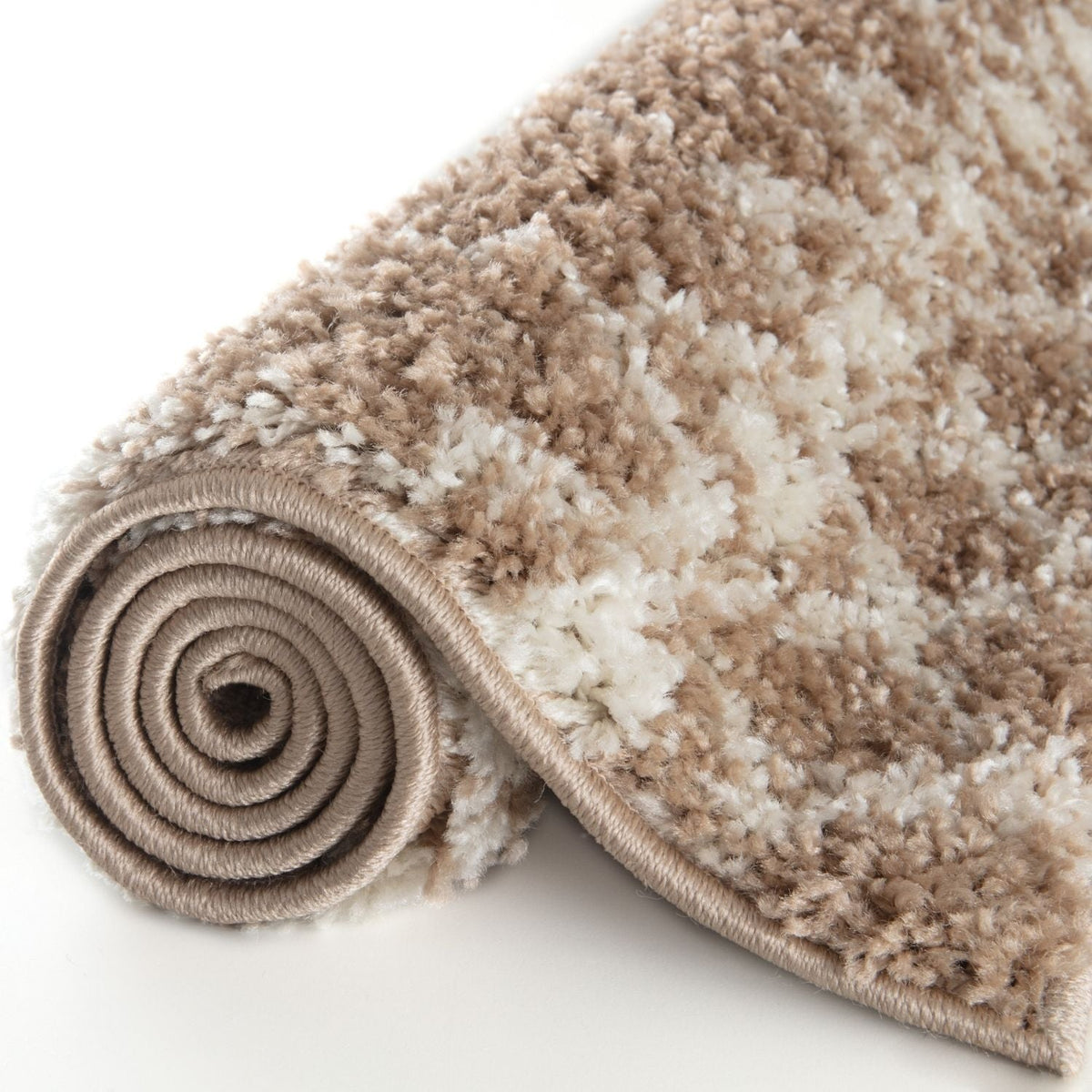 Moroccan Beige Shaggy Rug – 1020