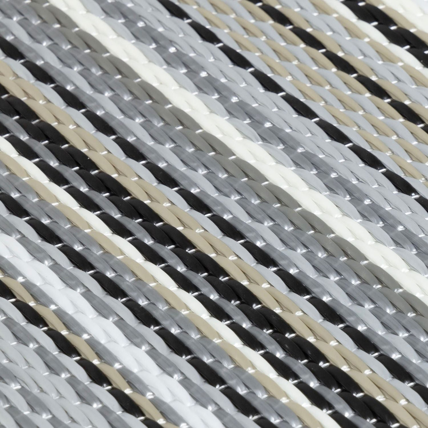Rainbow Outdoor Rug Grey – 1020