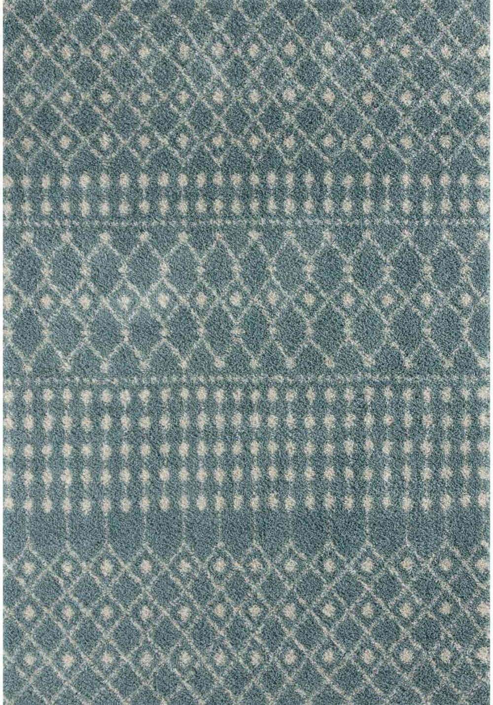 Moroccan Duck Egg Blue Shaggy Rug – 1050