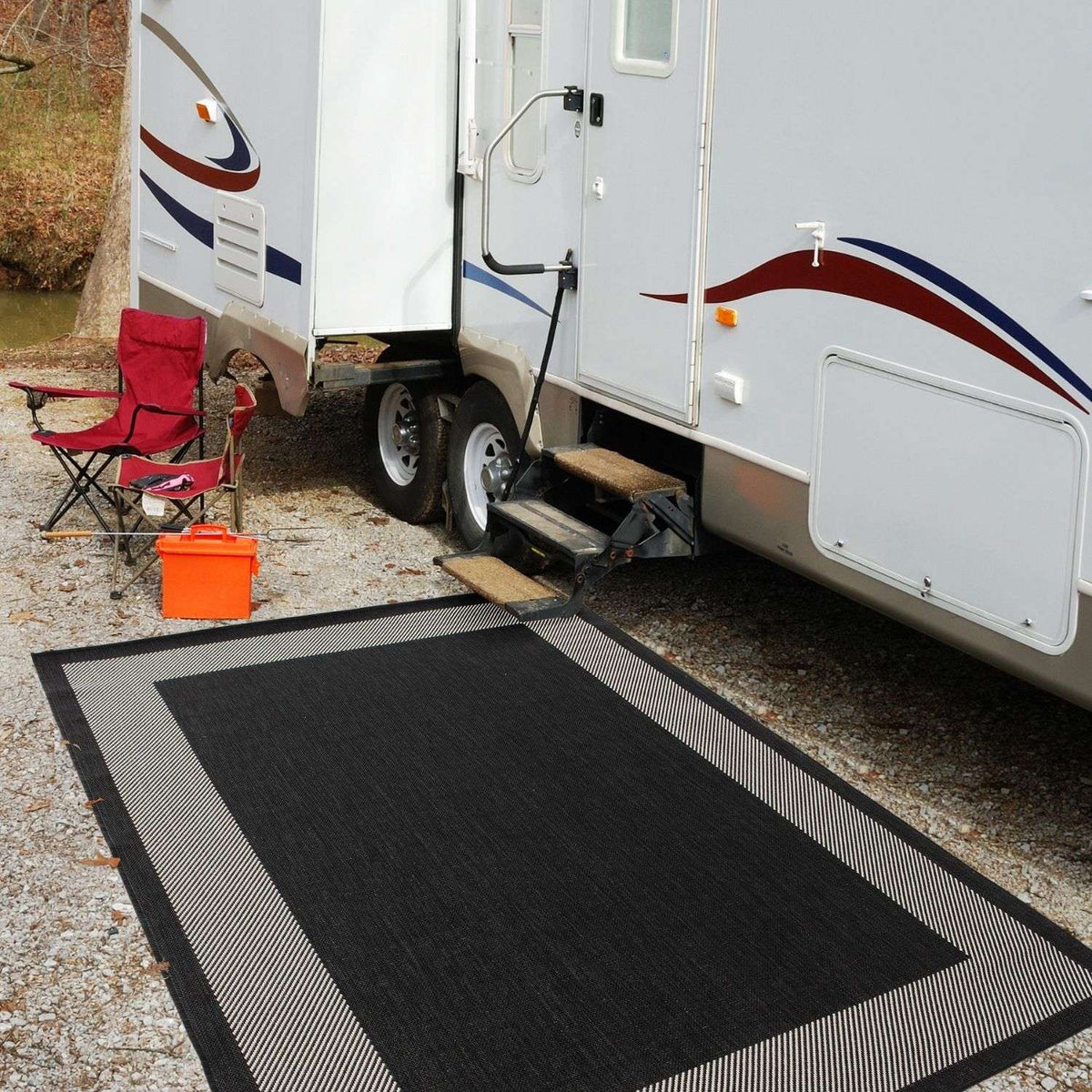 Ecology Outdoor Rug Black – 200bl