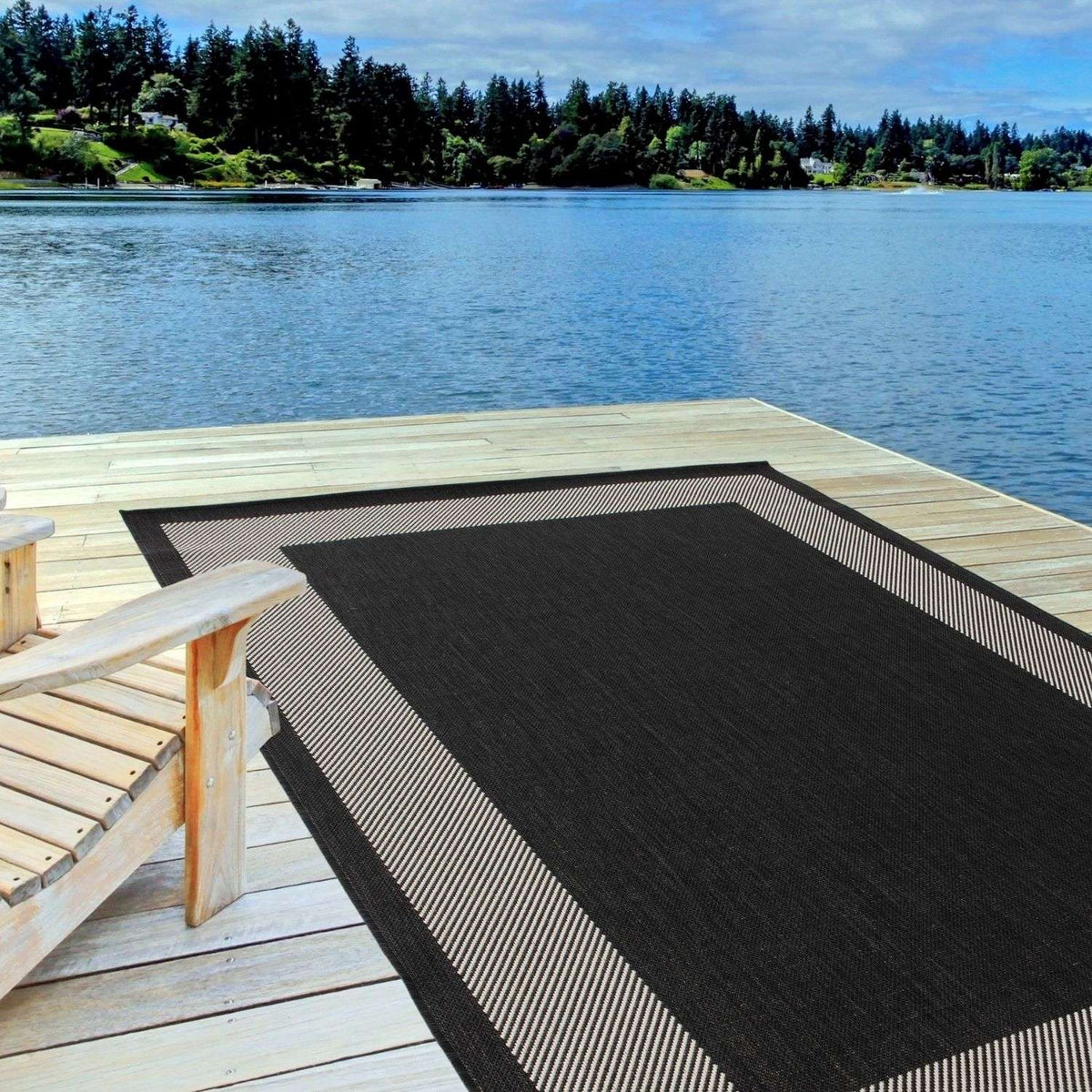 Ecology Outdoor Rug Black – 200bl