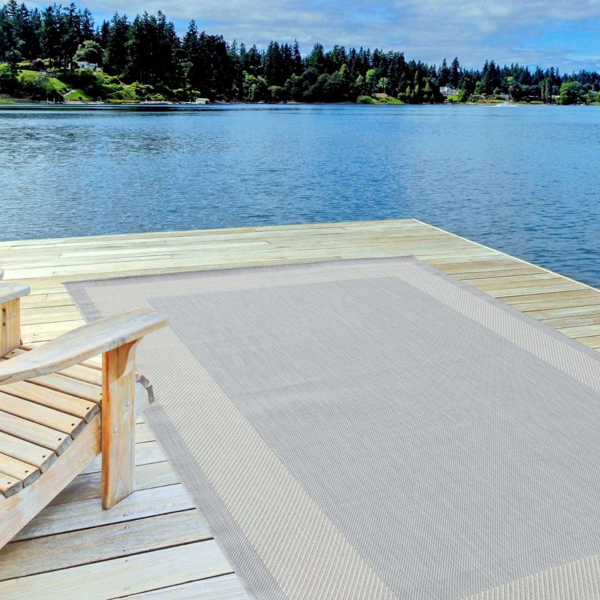 Ecology Outdoor Rug Grey – 200g