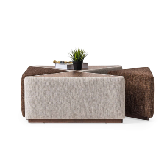 Aston Coffee Table Set – Modular Style, Smart Functionality by Netline Interiors