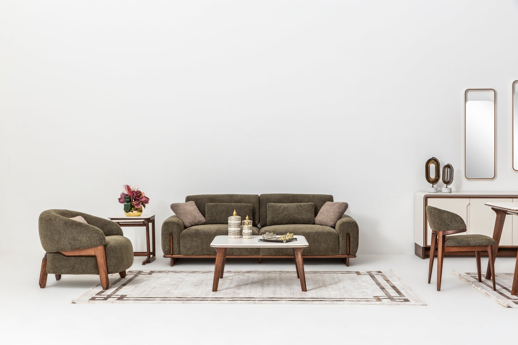 Cadillac 3-Seater Sofa by Netline Interiors