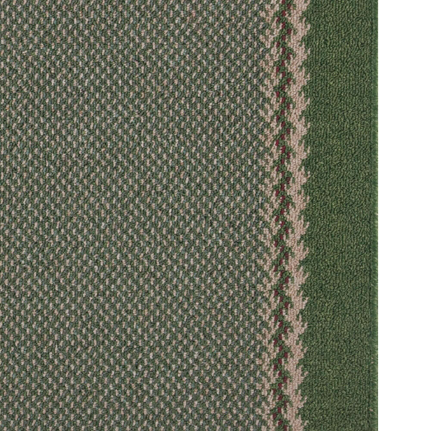 Washable Designer Bordered Green Rug – 116Gr