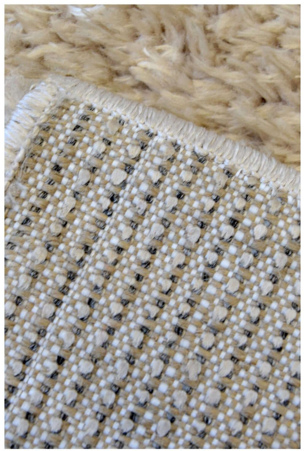 Lagom Natural Shaggy Rug