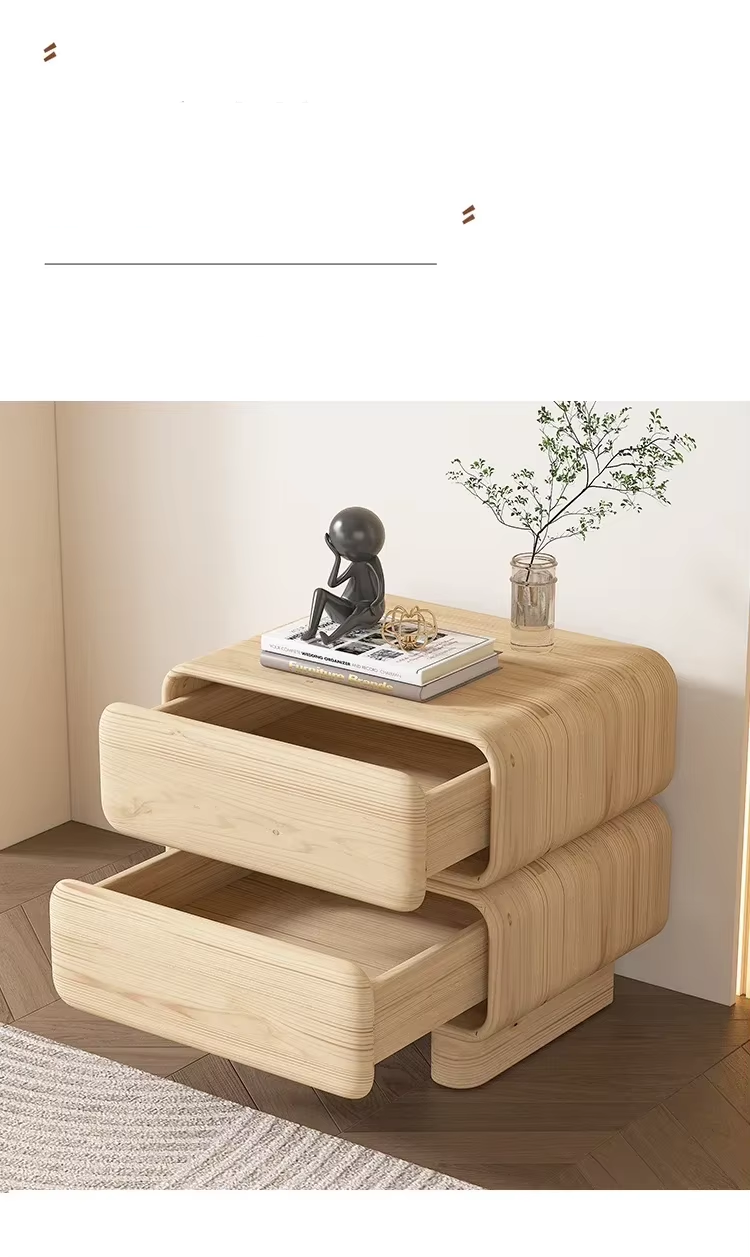 Large-Capacity Bedside Table
