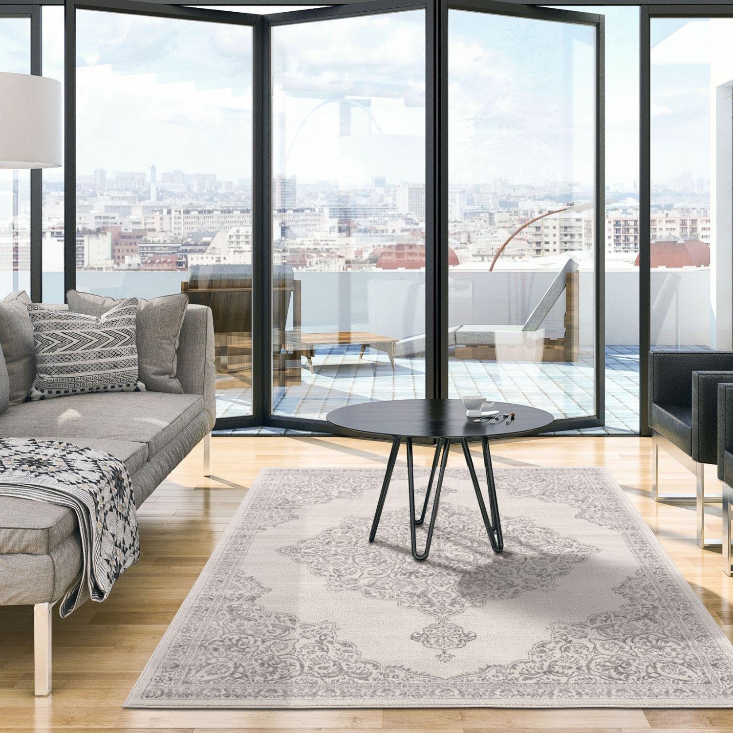 Montana Modern Grey Rugs – 3724G