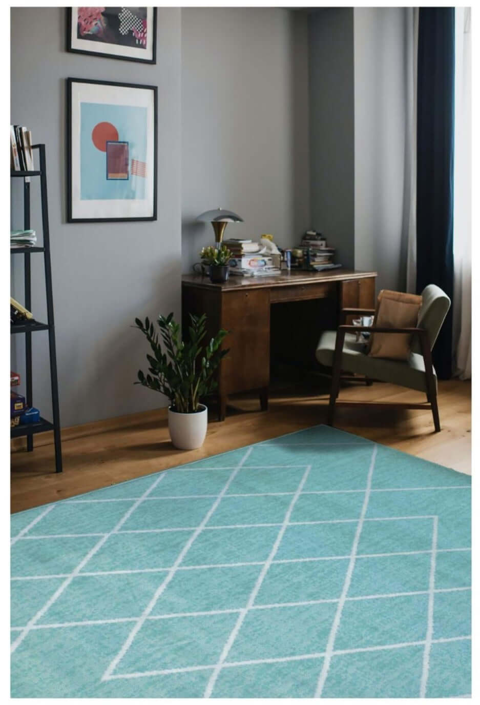 Maestro Berber Duck Egg Blue Rug – 3649 BS33