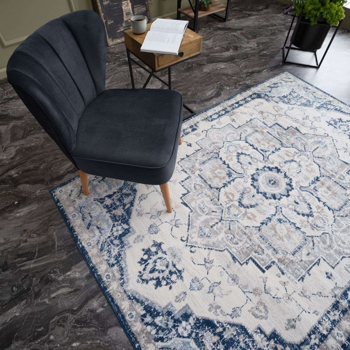 Montana Vintage Navy Rugs – 4000