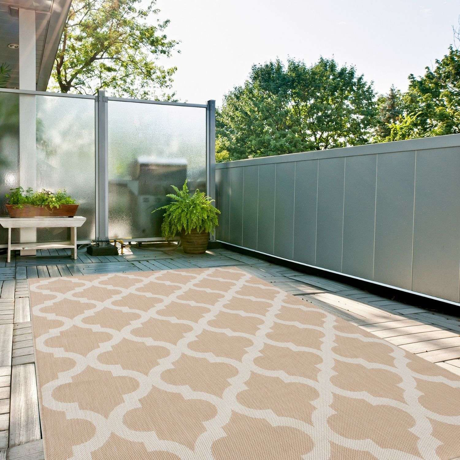 Ecology Outdoor Rug Beige – 400b