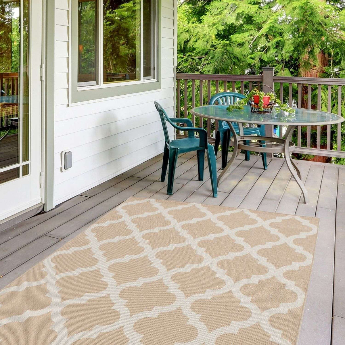 Ecology Outdoor Rug Beige – 400b