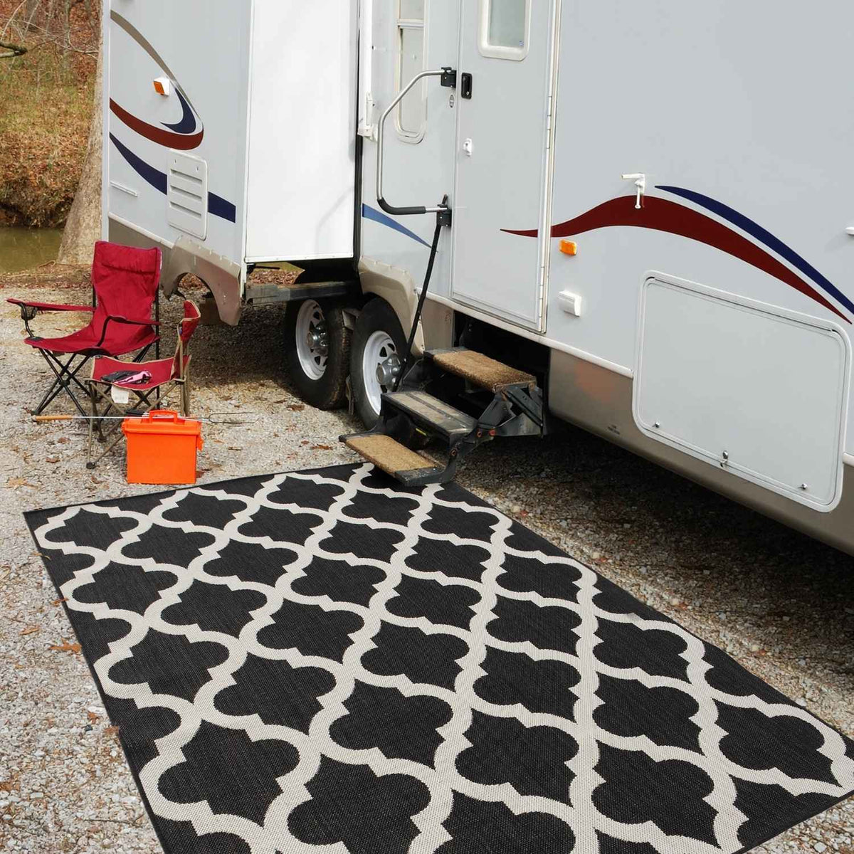 Ecology Outdoor Rug Black – 400B