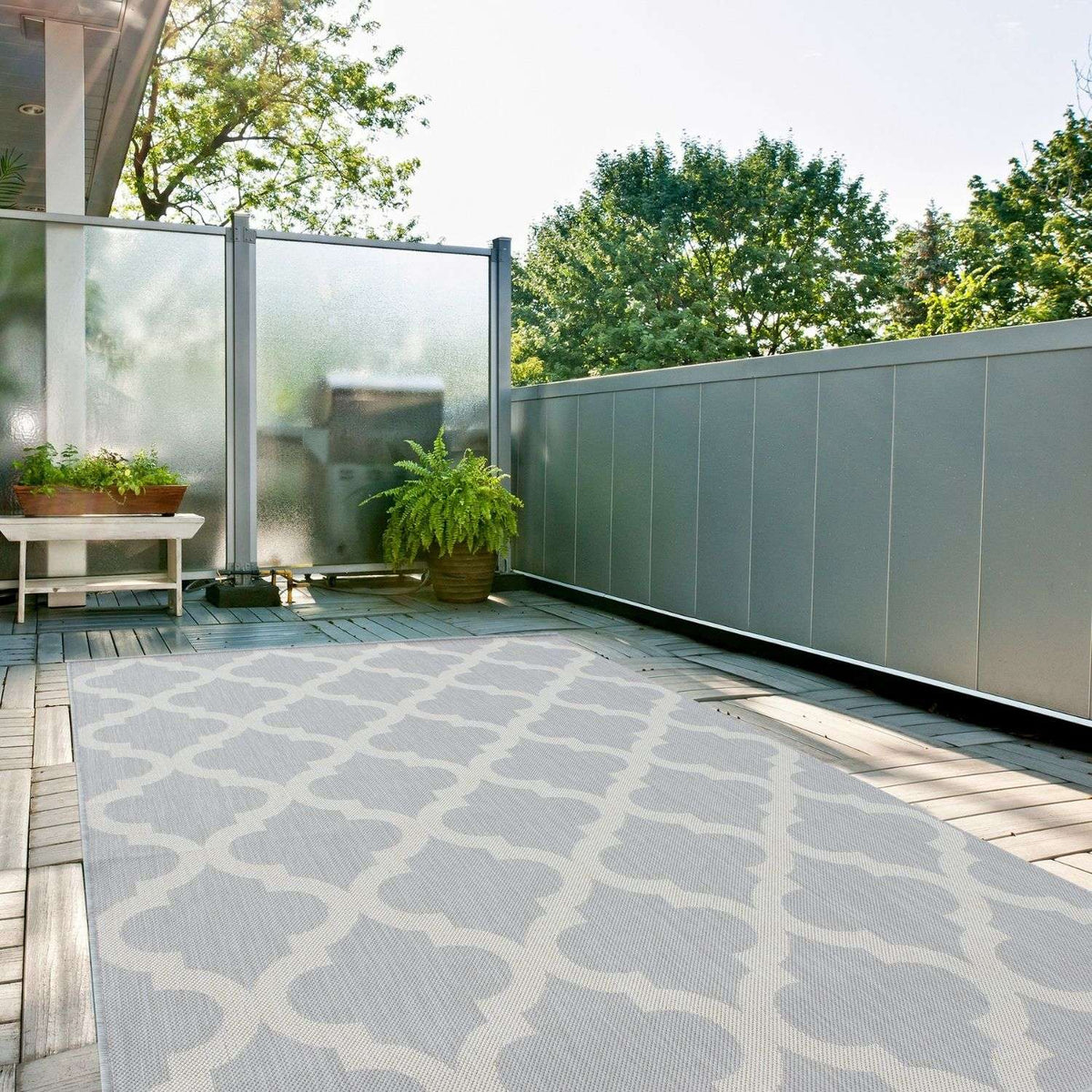 Ecology Outdoor Rug Grey – 400g