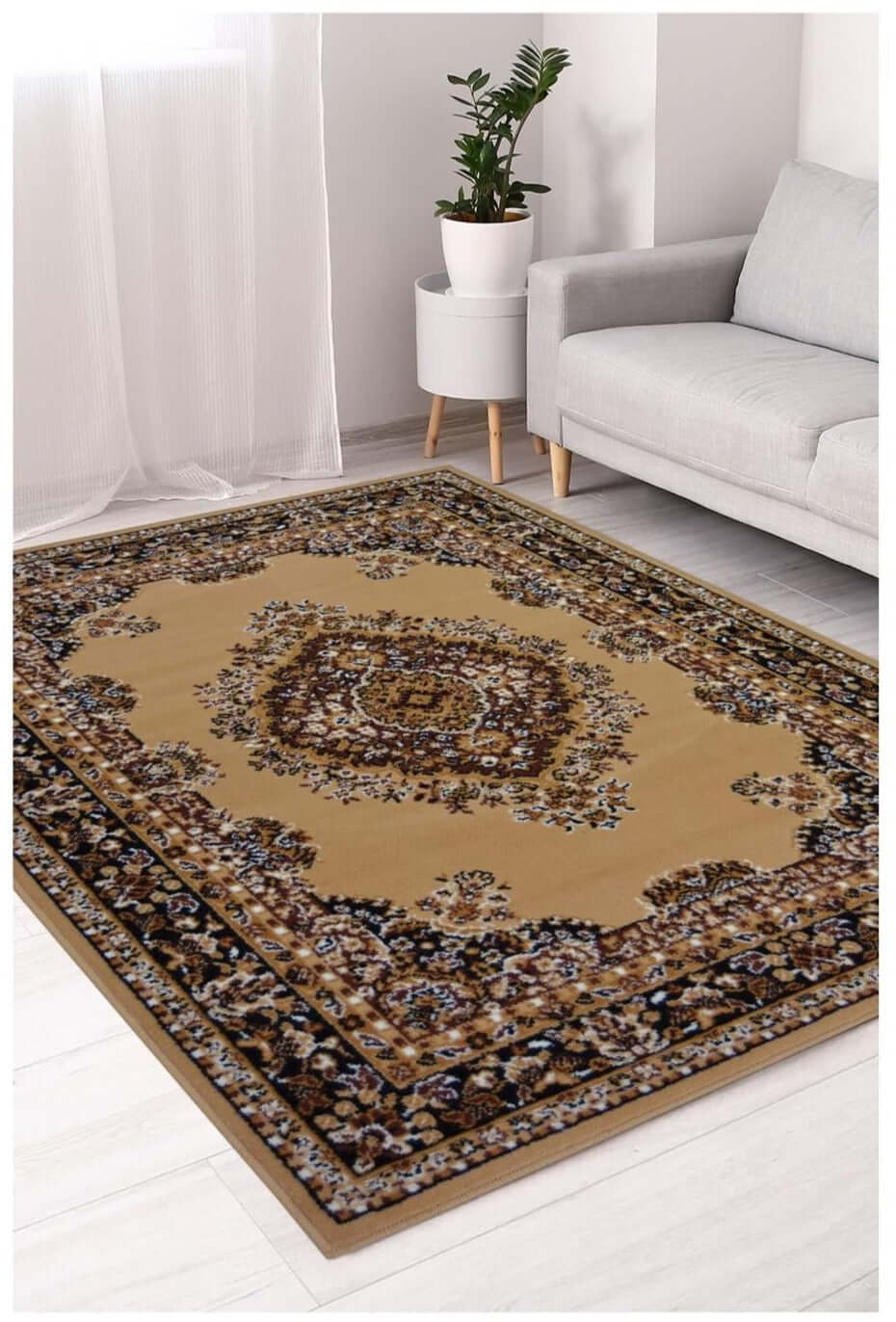Maestro Traditional Brown Rug – 4470 B55