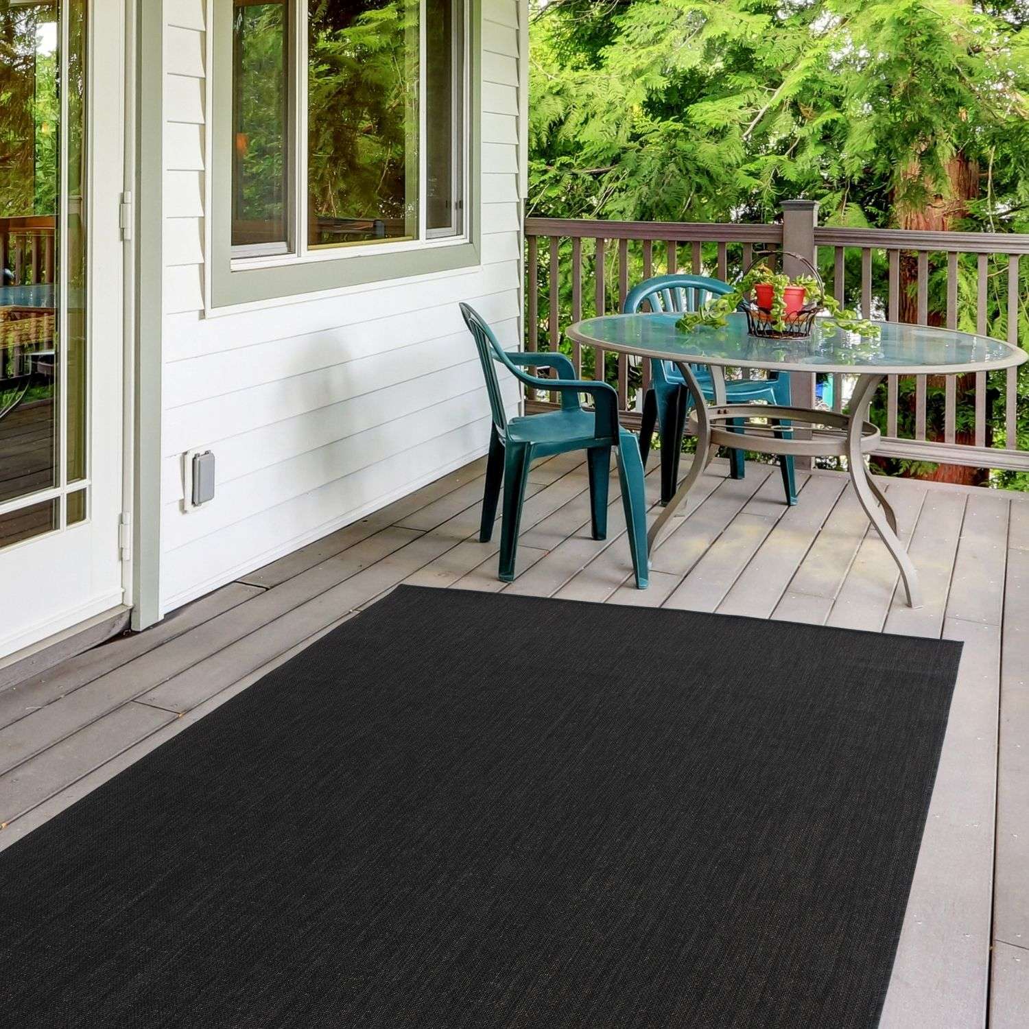 Ecology Outdoor Rug Black – 500B