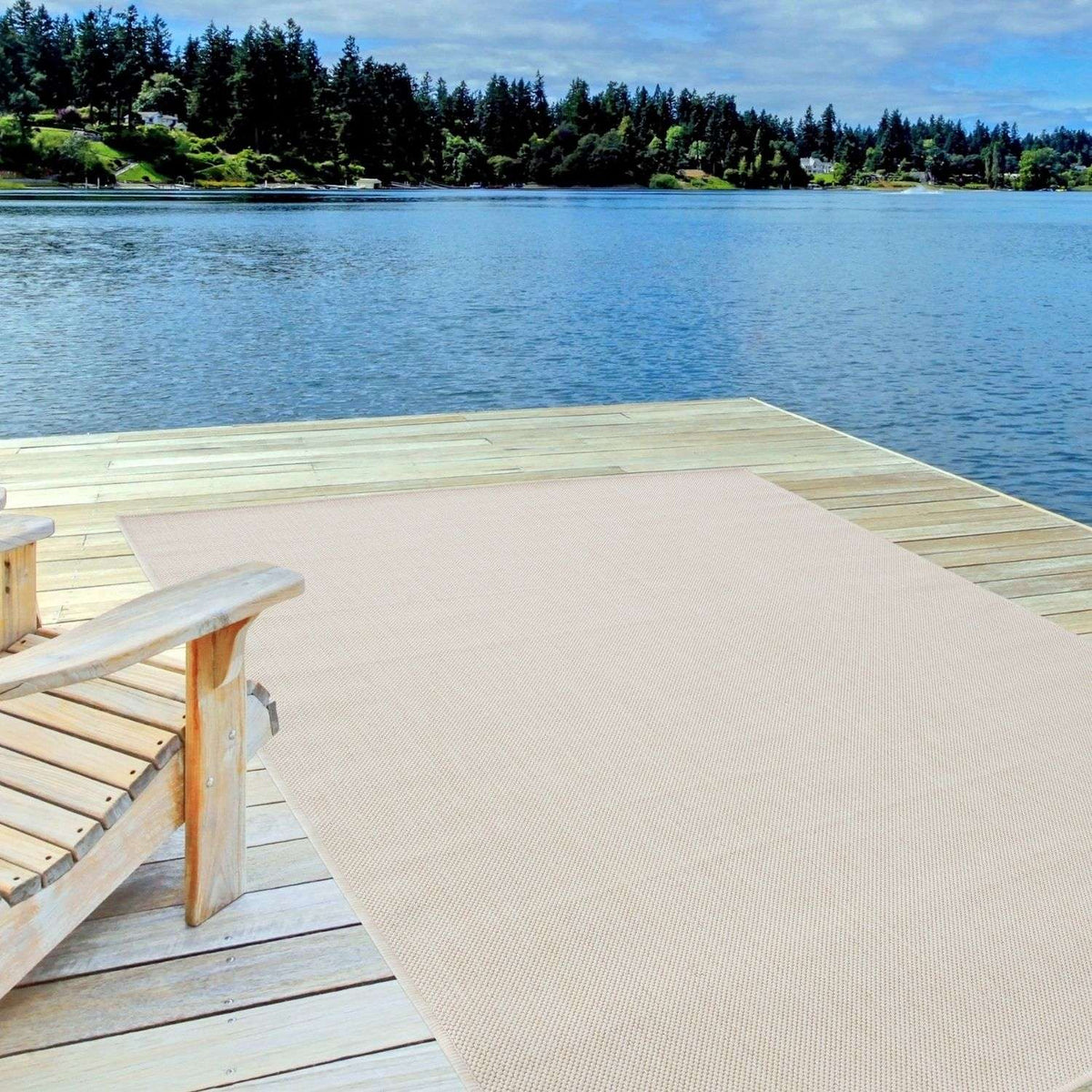 Ecology Outdoor Rug Cream – 500c
