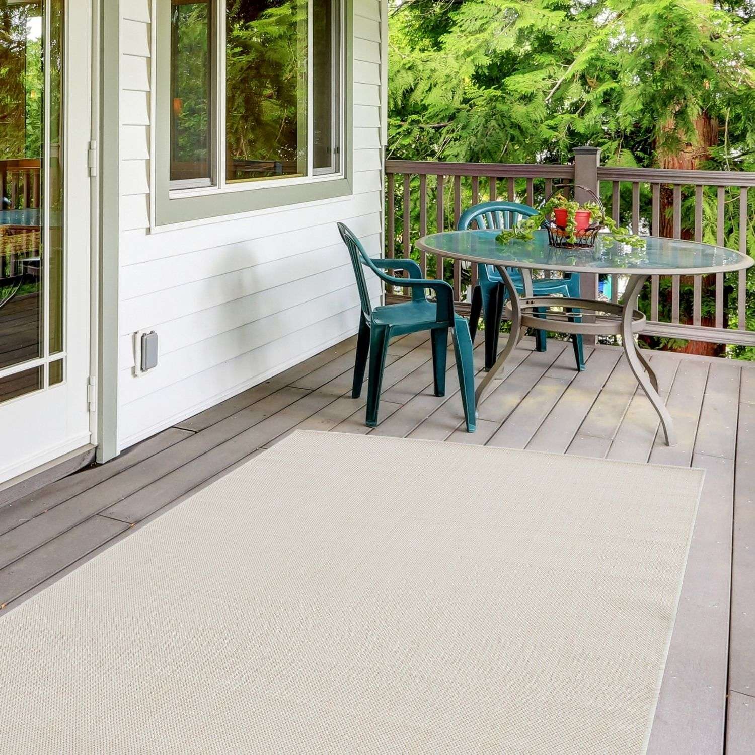 Ecology Outdoor Rug Cream – 500c