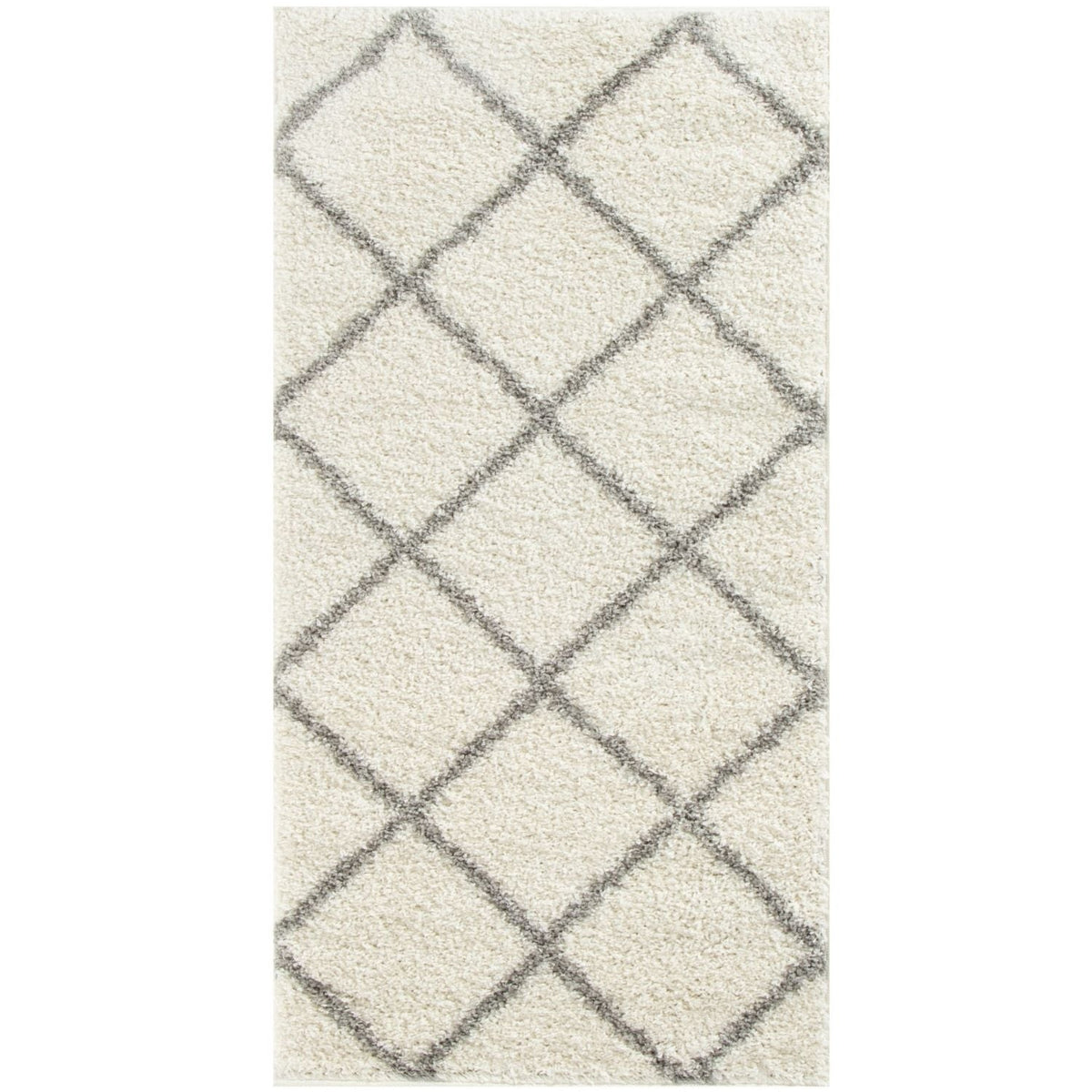 Moroccan Ivory Shaggy Rug – 500
