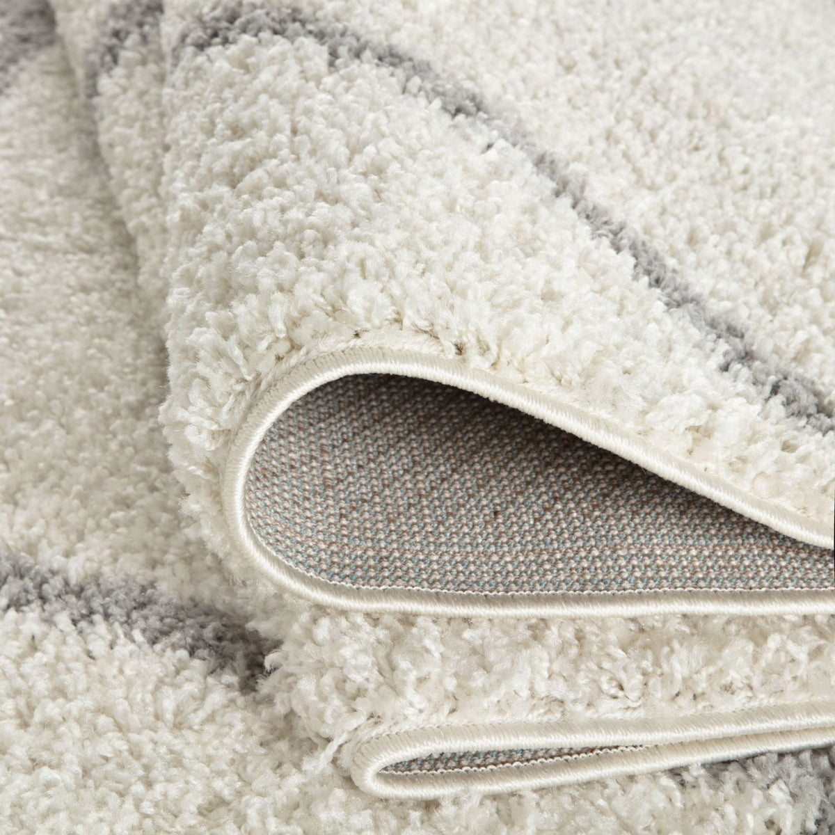 Moroccan Ivory Shaggy Rug – 500