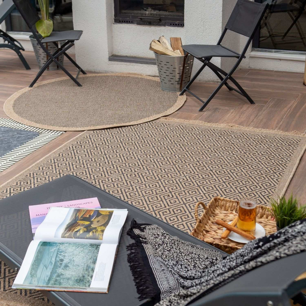Nature Outdoor Rug Blue – 5100B