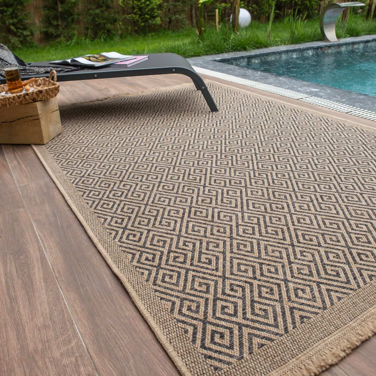 Nature Outdoor Rug Dark Grey – 5100DG