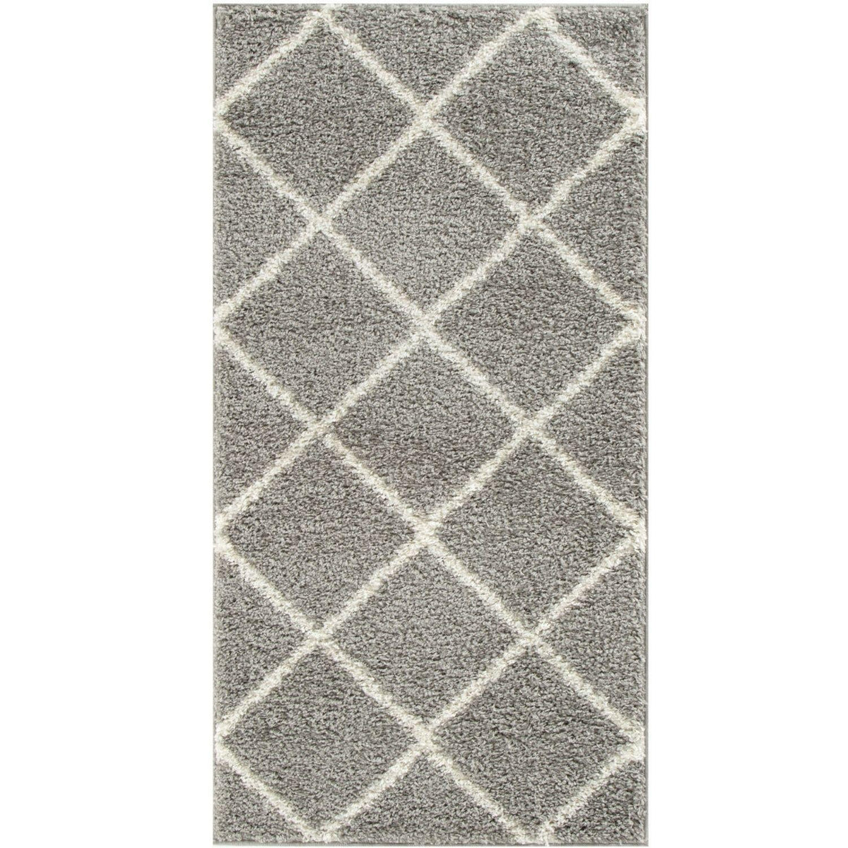Moroccan Grey Shaggy Rug – 510